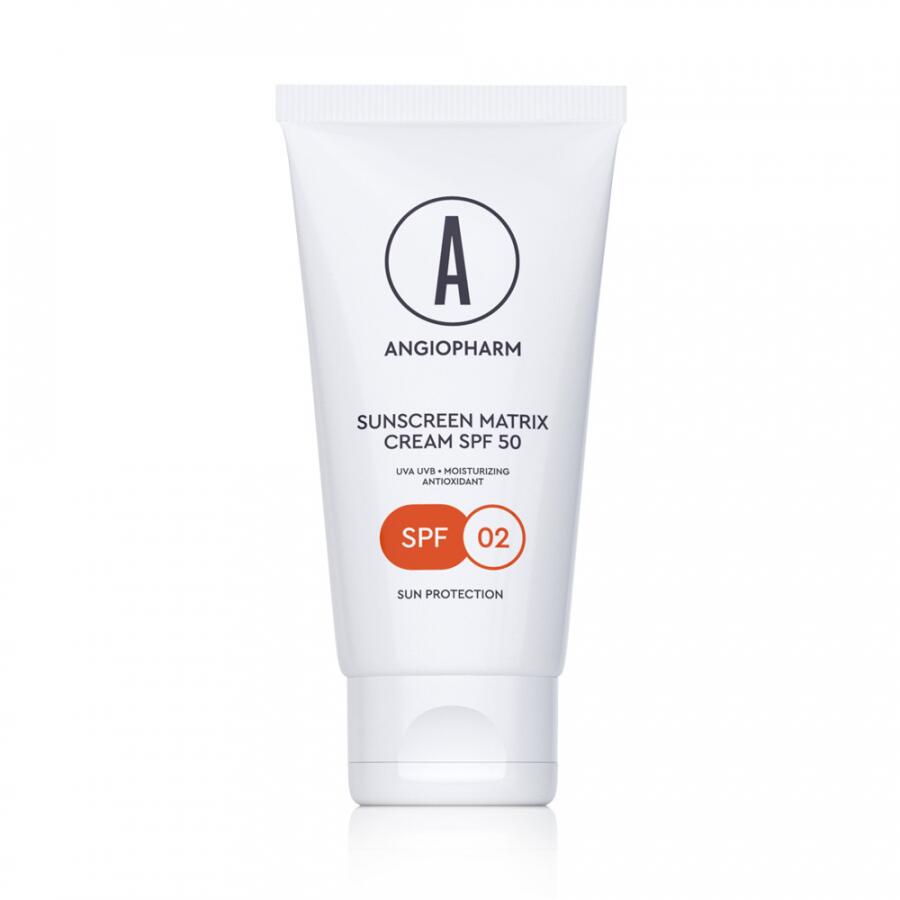 Angiopharm Солнцезащитный крем SPF 50, 50 мл