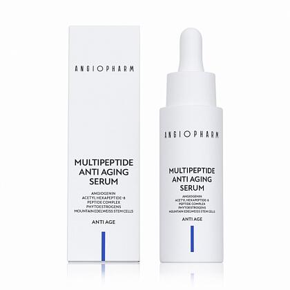 Angiopharm Мультипептидная омолаживающая сыворотка, 30 мл